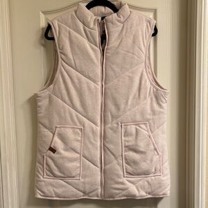 AMPERSAND AVE Light Pink Quilted Vest